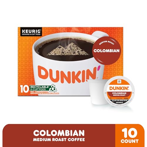 Dunkin Donuts Dunkin 100 Colombian Medium Roast Coffee 10 Keurig KCup Pods - Image 5