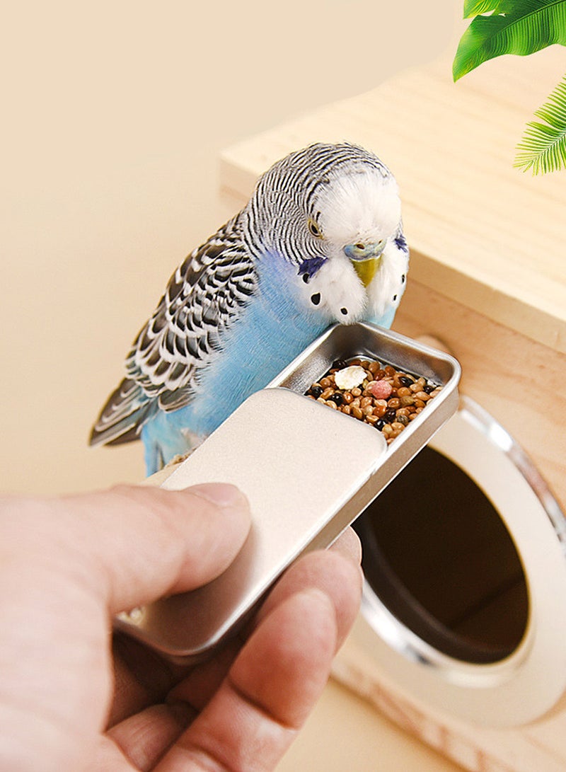 كيدل صندوق طعام للطيور قابل للدفع والسحب 6*3.4*1.1 سم - Image 2