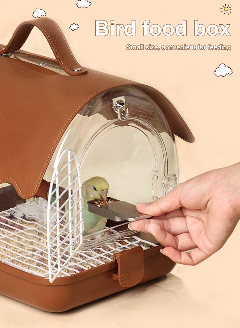 كيدل صندوق طعام للطيور قابل للدفع والسحب 6*3.4*1.1 سم - Image 3