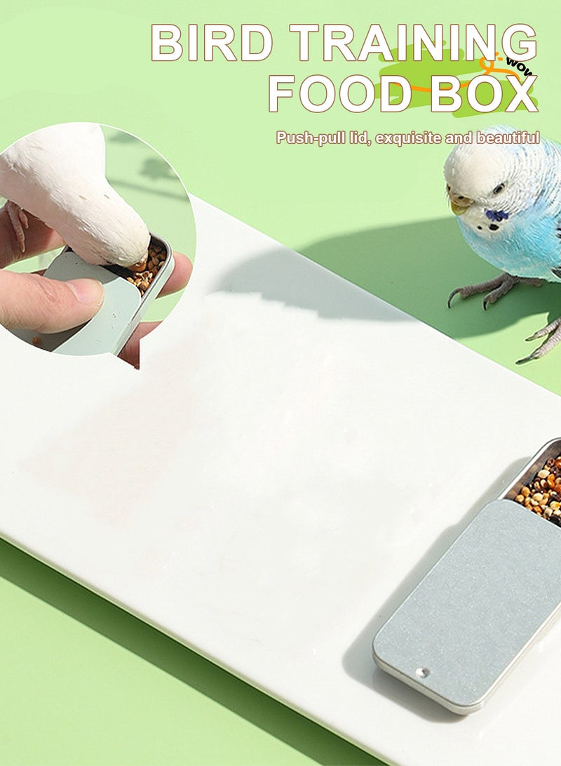 كيدل صندوق طعام للطيور قابل للدفع والسحب 6*3.4*1.1 سم - Image 4