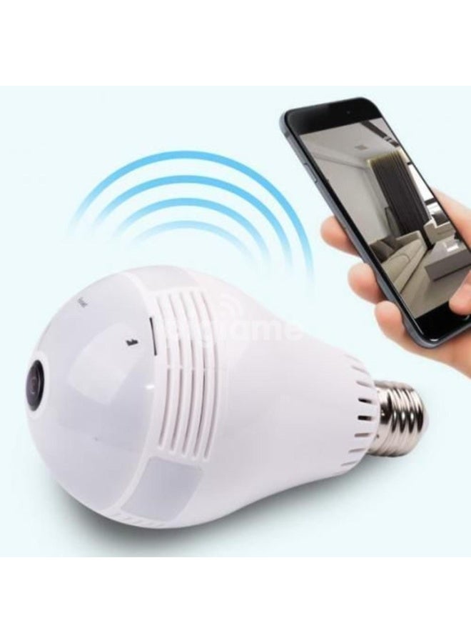 360° Panoramic WiFi Bulb Security Camera 1080P – Wireless IP LED Camera, Motion Detection, Night Vision, Home Surveillance Smart Security Camera - Image 5