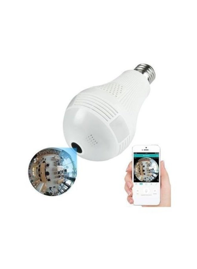 360° Panoramic WiFi Bulb Security Camera 1080P – Wireless IP LED Camera, Motion Detection, Night Vision, Home Surveillance Smart Security Camera - Image 4