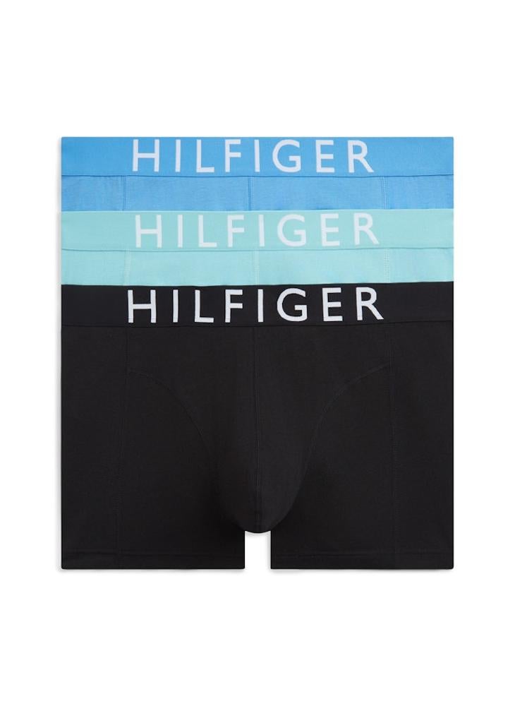 TOMMY HILFIGER 3-Pack Logo Waistband Trunks - Image 1