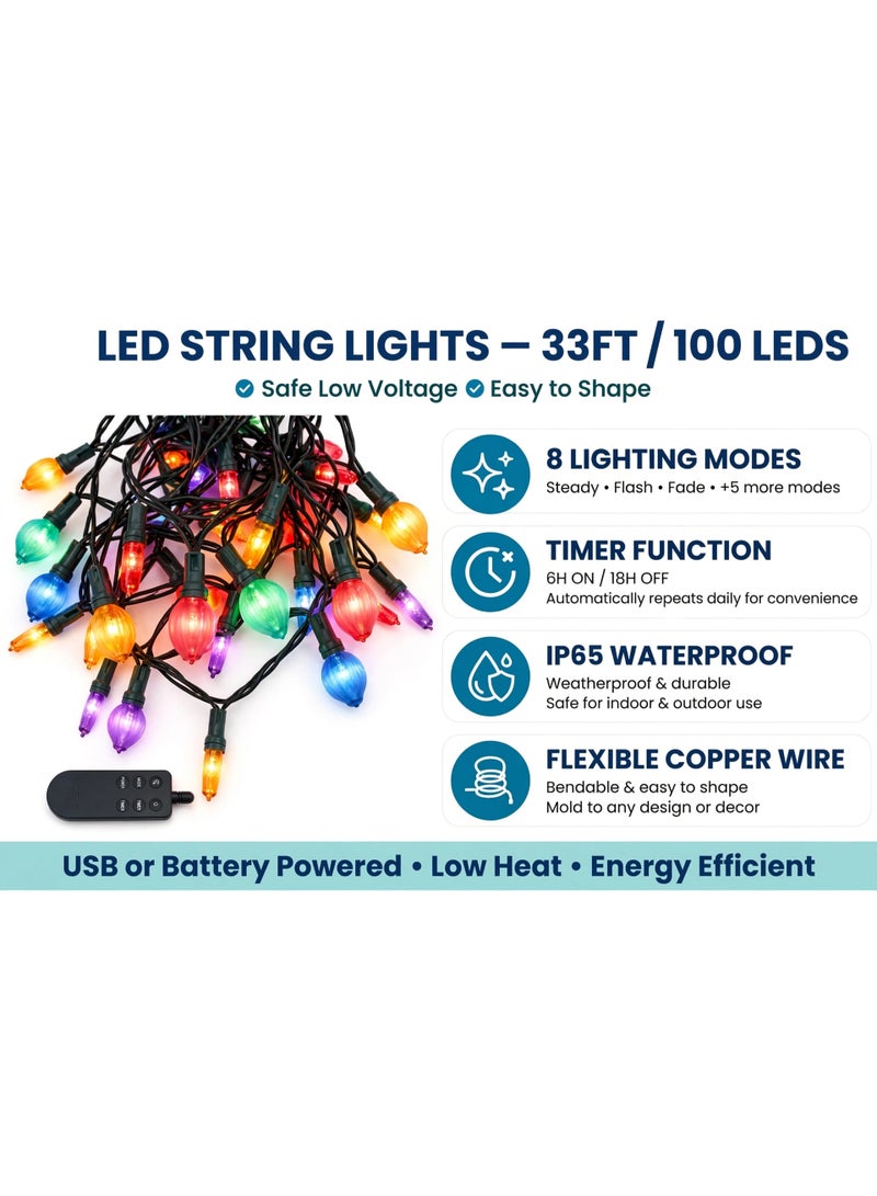 أضواء سلسلة على شكل وردة بتقنية LED، تعمل بالبطارية، لون أبيض دافئ، إضاءة مستمرة، أضواء خرافية رومانسية لغرفة النوم، وحفلات الزفاف، والحفلات، وديكور المنزل الداخلي - Image 2