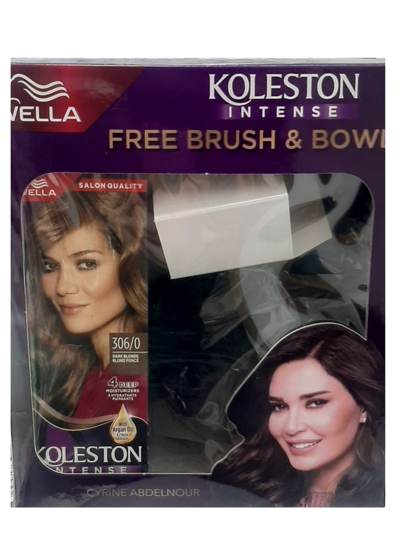 Wella Koleston Koleston Intense Hair Color 306.0 Koleston Free Brush *Bowl - Image 1