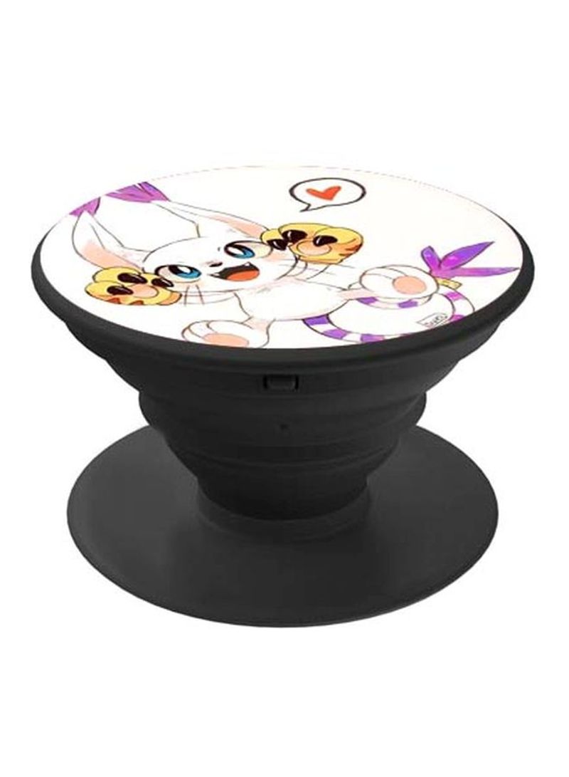 RKN Printed Pop Socket White/Purple/Yellow - Image 2