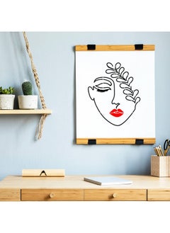 Zonon 16 Pieces Women Theme Stencils Canvas Painting Stencils Floral Female Face And Inspirational Quote Paint Stencil Lady Face Stencils For Painting For Home Wall Art Decor Painting On Canvas Paper  - Image 3