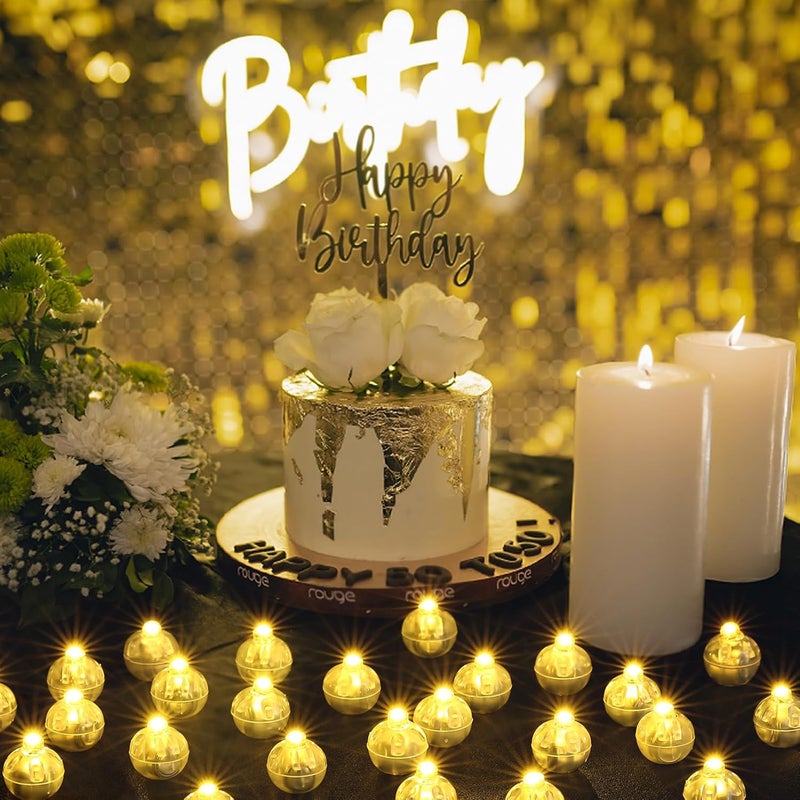 LIHAO 30pcs LED Balloon Lights Mini Round LED Ball Lights for Christmas Halloween Birthday Wedding (Warm White) - Image 4