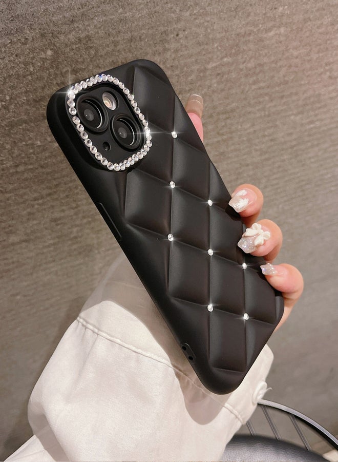 Take Two Solid Diamond Grid Embellished iPhone Case - Image 3