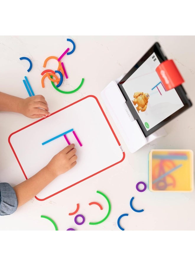 أوسمو مجموعة أدوات Little Genius Starter Kit لجهاز Fire Tablet + Early Math Adventure - 6 ألعاب تعليمية (أحدث إصدار) العد والأشكال والصوتيات - هدايا STEM - للأعمار من 3 إلى 5 سنوات (القاعدة متضمنة) - Image 3