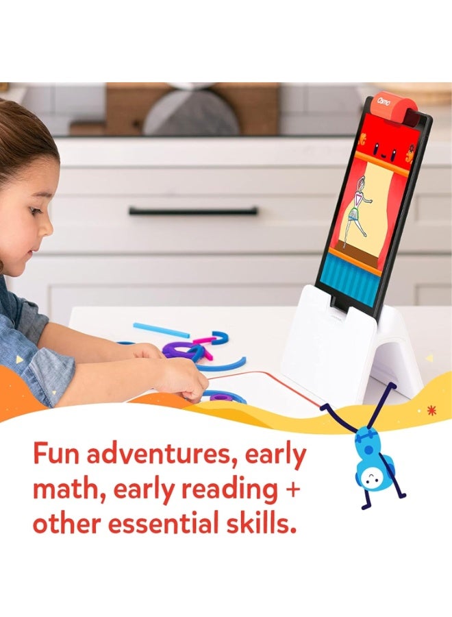 أوسمو مجموعة أدوات Little Genius Starter Kit لجهاز Fire Tablet + Early Math Adventure - 6 ألعاب تعليمية (أحدث إصدار) العد والأشكال والصوتيات - هدايا STEM - للأعمار من 3 إلى 5 سنوات (القاعدة متضمنة) - Image 4