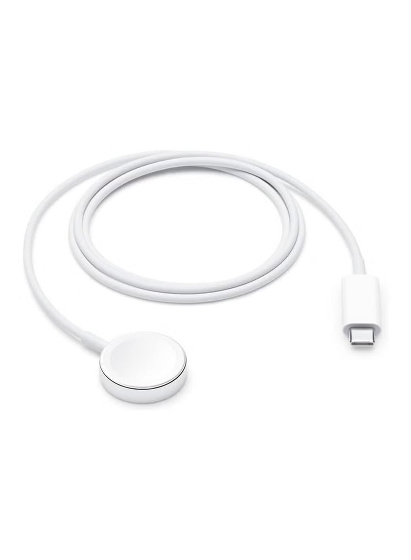 شاحن مغناطيسي سريع محسن لكابل USB-C (1م/محمول) متوافق مع الشحن اللاسلكي - Image 1