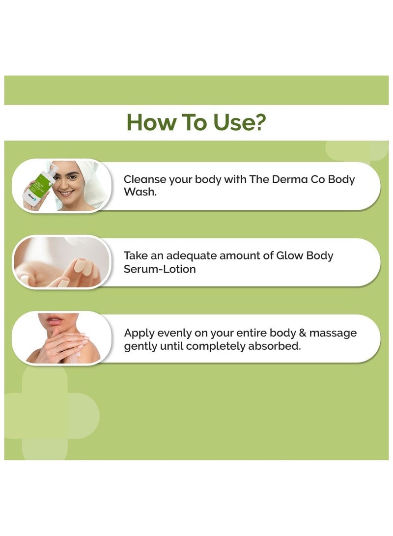 The Derma Co 1% Kojic Acid Daily Glow Body Serum Lotion For Skin Radiance - 250ml - Image 3