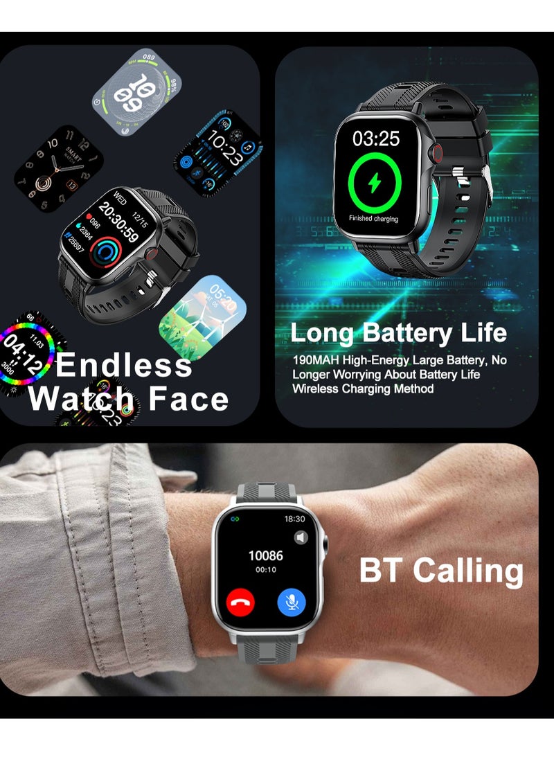 HW - B05 smartwatch, AMOLED always displays Bluetooth call waterproof fitness watch, compatible with Android and iOS PINK - Image 1