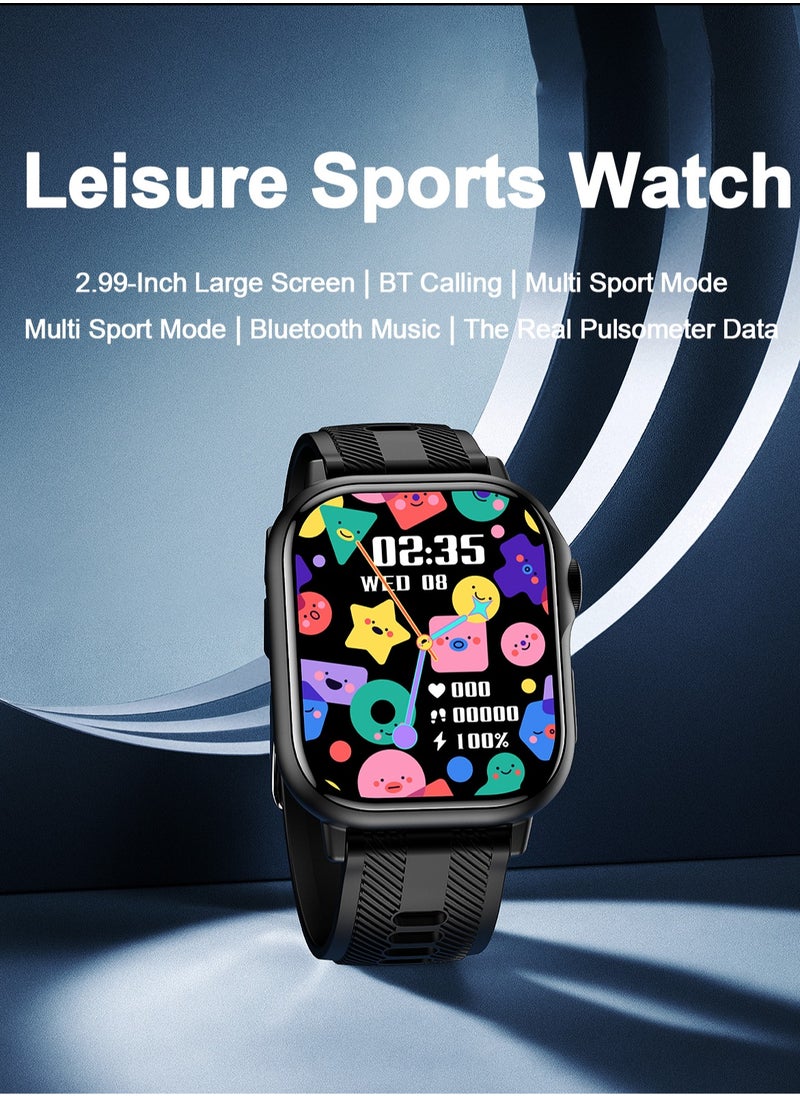 HW B05 smartwatch, AMOLED always displays Bluetooth call waterproof fitness watch, compatible with Android and iOS PINK  - Image 5