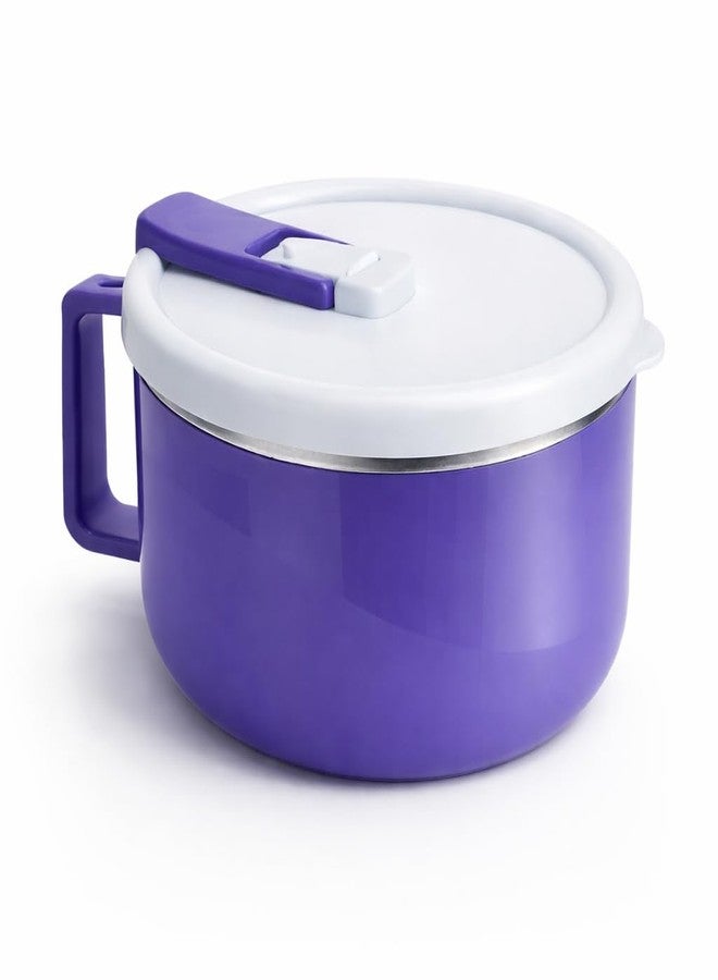 DKWIN Double Wall Insulated Hot Case Lunch Box with Stainless Steel Interior, Leakproof Lid & Easy Carry Handle – Ideal for Lunch, Curry, Rice Storage at Home, Office & Picnic - Image 1