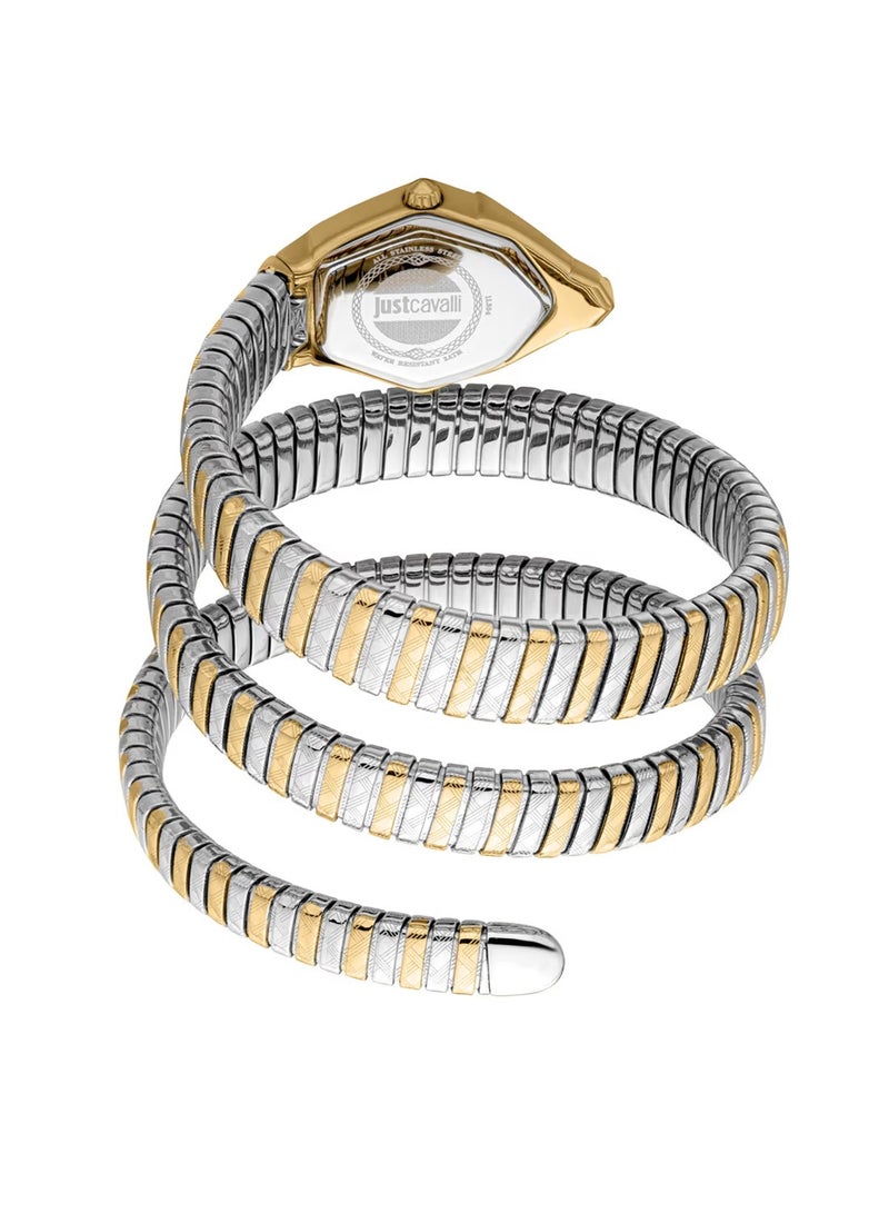 Just Cavalli Women Mesmerizing Analog Quartz Two tone Stainless Steel Band Watch JC1L304M0055  - Image 3