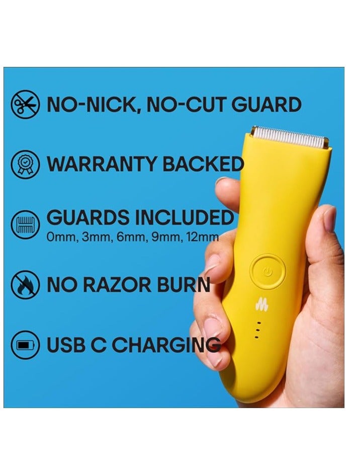 Meridian The Trimmer Premium -  Genuine Electric Body And Hair Shaver Kit, 1 Replacement Blade - Cordless, Waterproof and Rechargeable, For Men And Women, Solar - Image 2