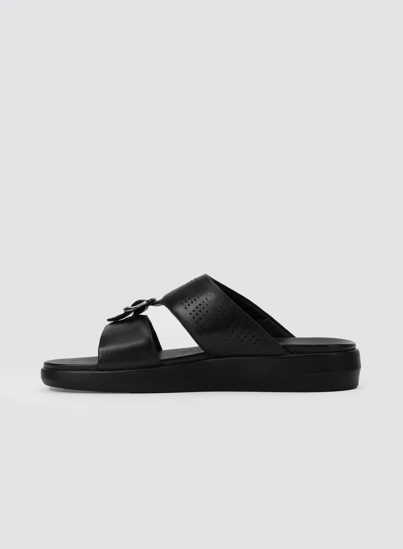 Language Black Men's Lucius Sandal for Men | Best Price UAE