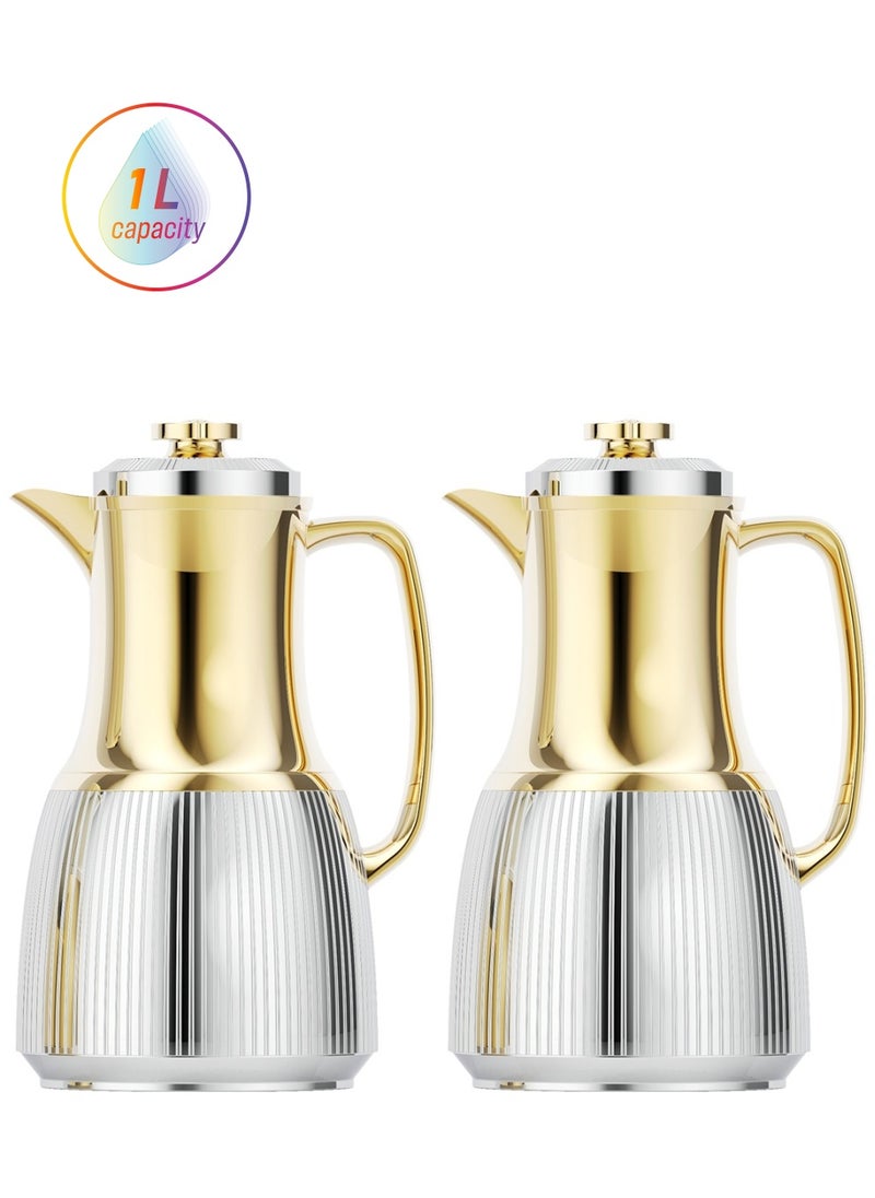 BLACKSTONE - Set of 2 Flask 1L Capacity Leakproof 1-Year Warranty - Image 1