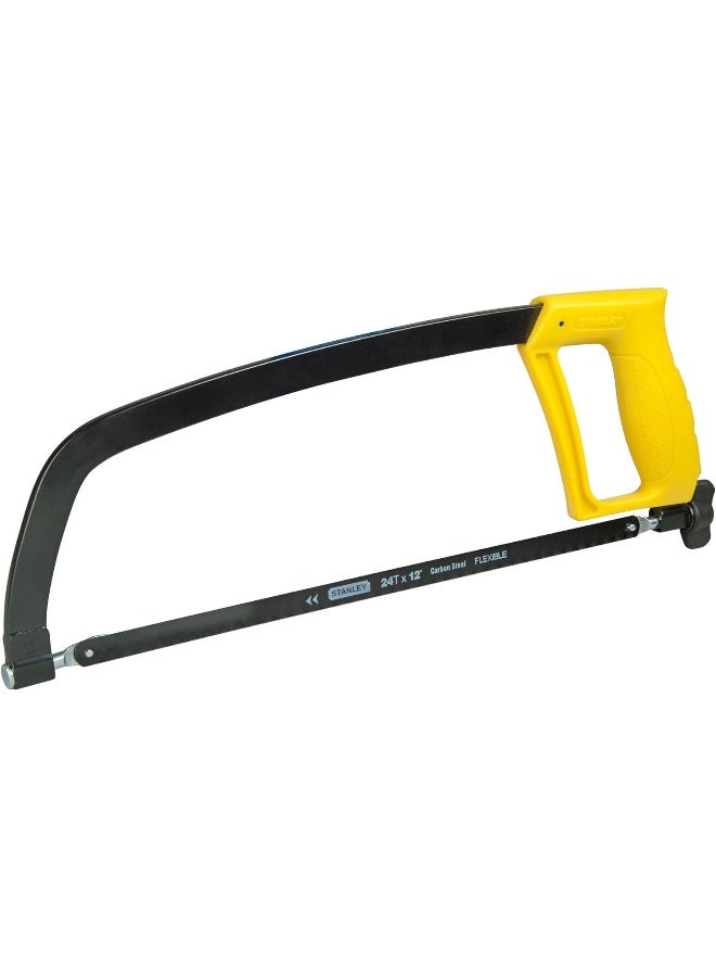 Stanley M.1-15-122 Contractors Hacksaw Enclosed Grip 12" - Image 1