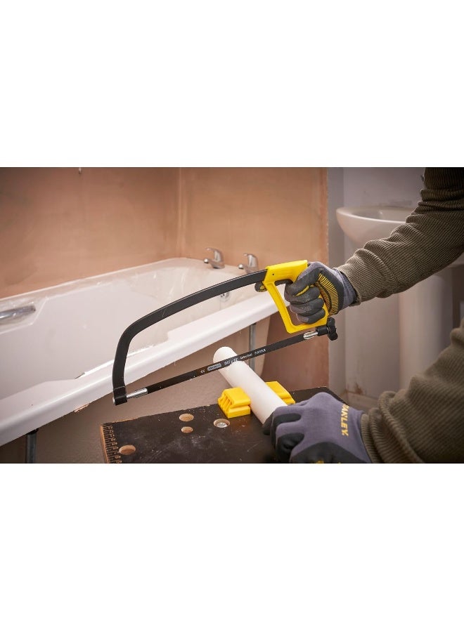 Stanley M.1-15-122 Contractors Hacksaw Enclosed Grip 12" - Image 4