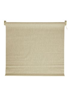 SUNFREE UV-Resistant Side Chain Mechanism Jacquard Roller Blinds Light Brown 180 x 200 cm 