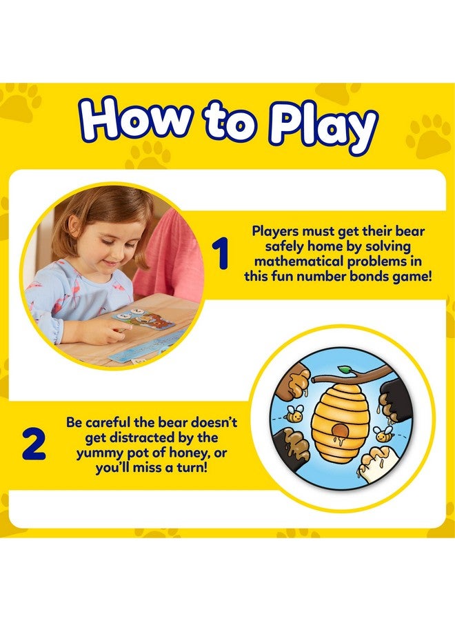 Orchard Toys Number Bears Educational Board Game Teaches Counting Number Bonds Addition&Subtraction Teacher Tested Maths Game Party Gift For Children Age 5+ Years,Multicolor - Image 2
