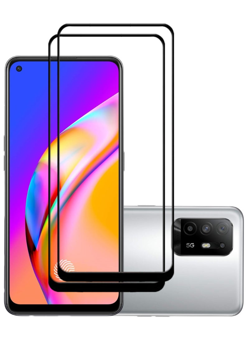ACLIX 2 Pieces Antistatic ESD Dustproof Premium Quality High Definition Tempered Glass Screen Protector Designed For Oppo F19 Pro+ 5G - Image 1