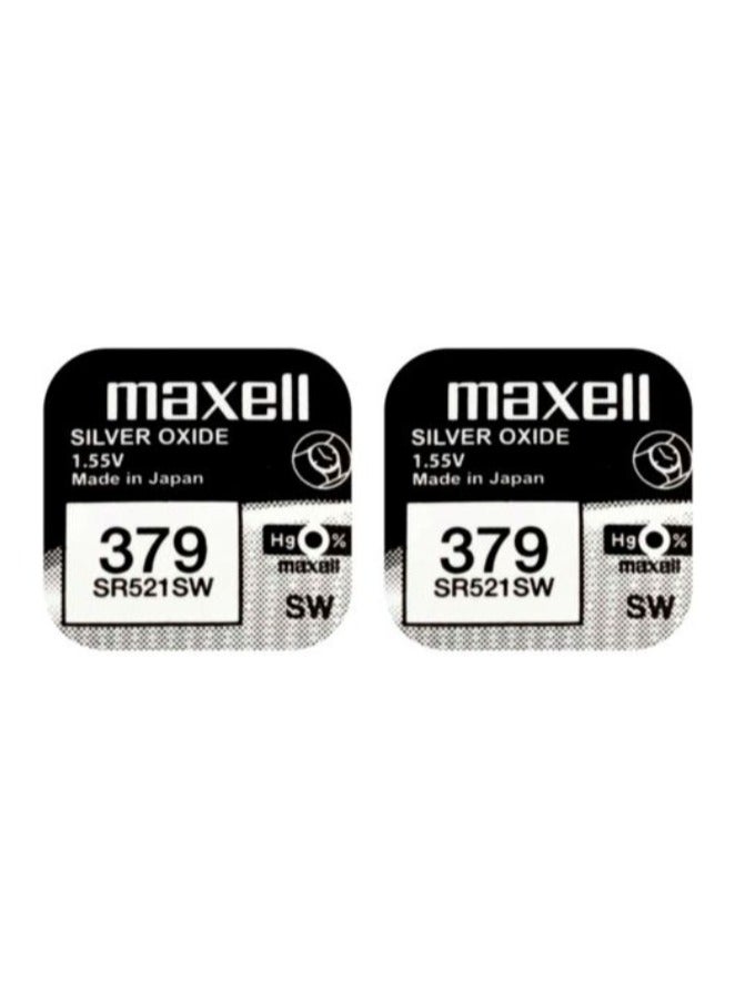 ماكسل 2- قطع بطاريات ماكسيل  379/SR521SW