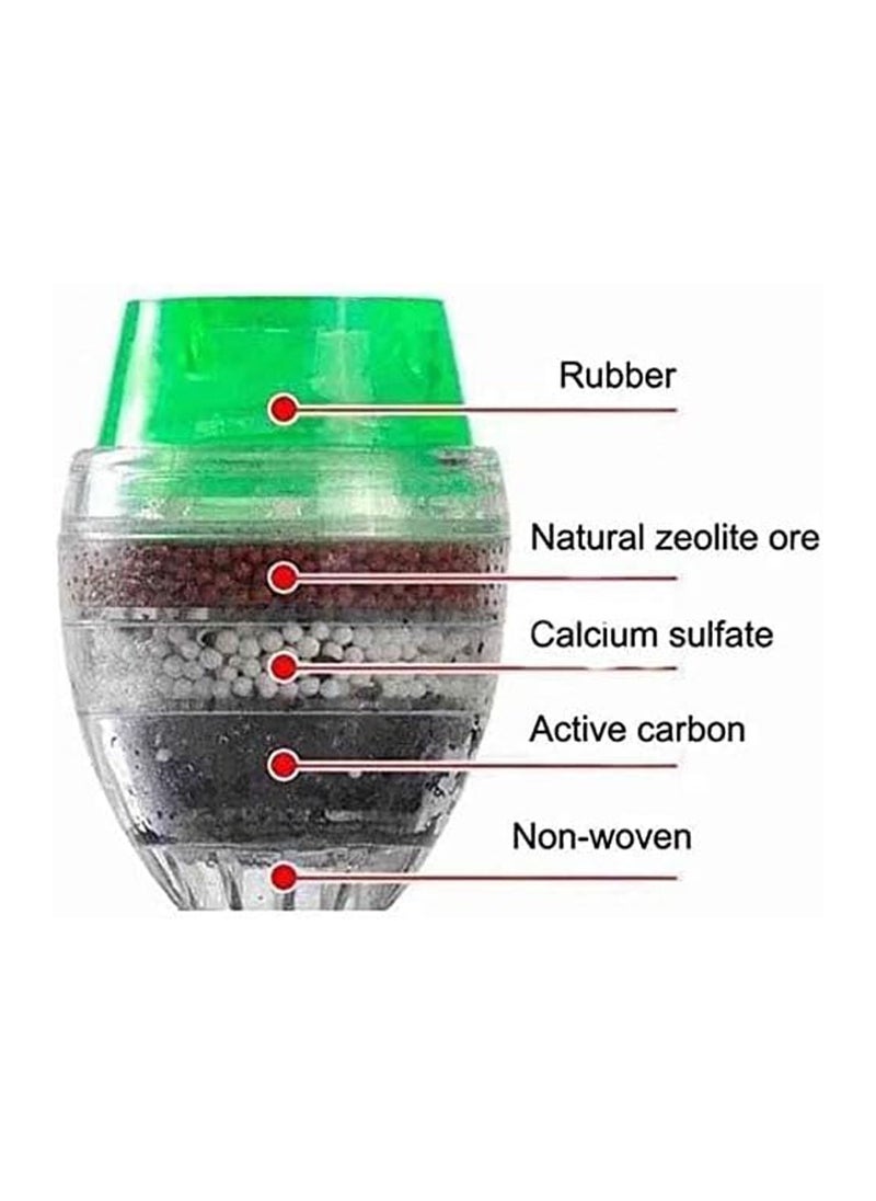 Generic - Water Purification Filter Faucet Nozzle Carbon Filter Adapter Tap Water Saving Clear - Image 1