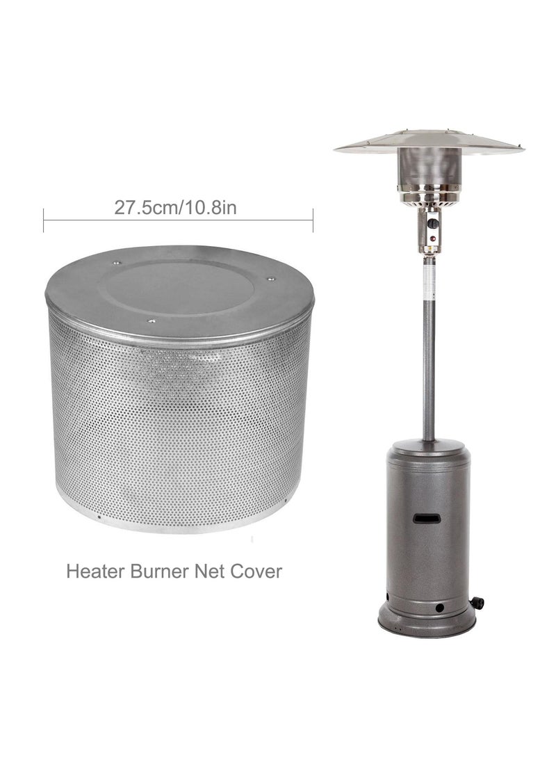 Wmlamz Heater Burner Burning Net Cover, Patio Heater Stove Stainless Steel Safety Heating Net Fittings, Diameter 27.5cm  - Image 3