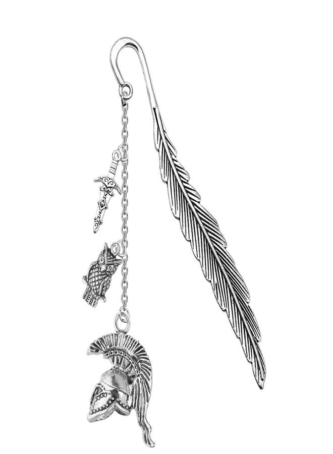 MAOFAED Greek Goddess Athena Bookmark for Book Lover, Goddess of Wisdom Mythology Gift, Owl of Athena Gift,Greek Mythology Gifts - Image 1