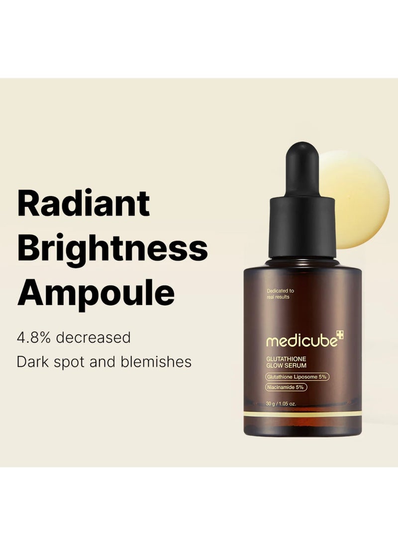 Medicube AGE-R Glutathione Glow Serum - Exclusive Pigmentation & Elasticity Serum for 24Hr Pure Radiance - Glowing with Active Glow-zom Technology - Daily Use for Youthful Skin - Korean Skin Care  - Image 2