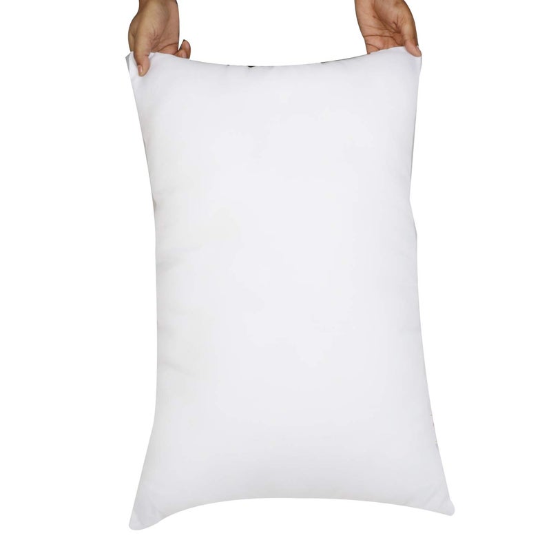 CLASORA Microfiber Pillow Set, 16x24 inch, White, 5 Piece, Pack of 5 - Image 5