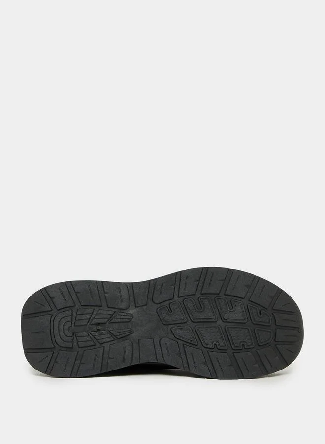 Styli Chunky Sole Abstract Print Lace Up Sneakers