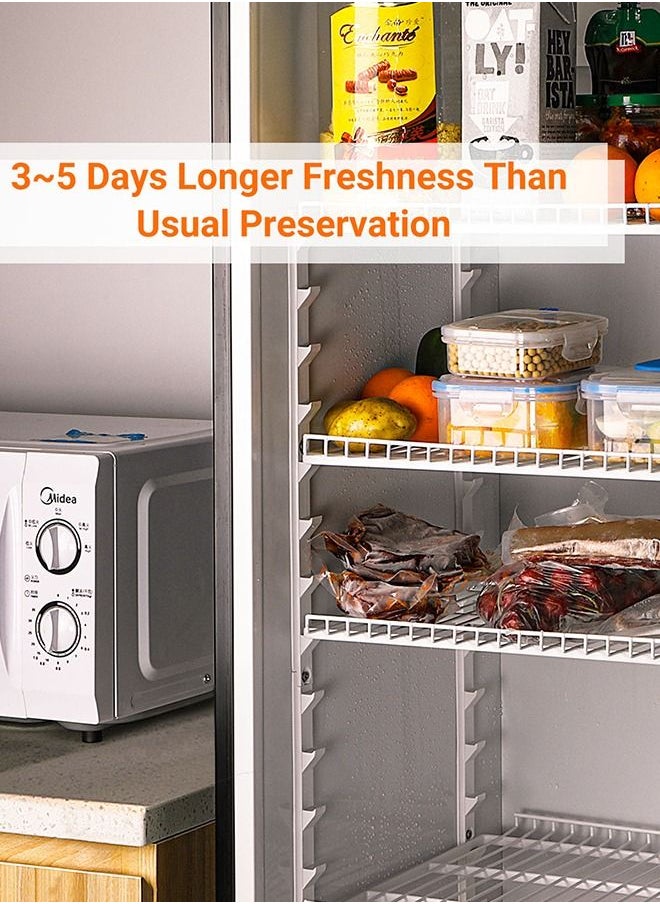 INKBIRD - INKBIRD Vacuum Seal Food Storage Container Set Airtight Food Storage Containers With Lids Stack Design Freezer Fridge Microwave Safe 3 Pcs Blue Perfect For Vacuum Sealer Machines - Image 1