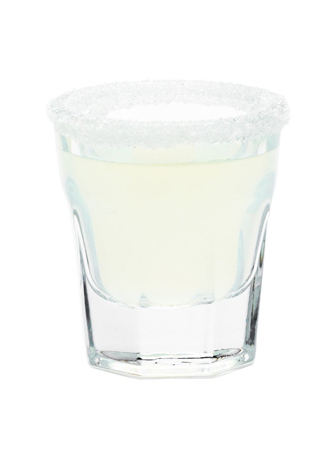 Restaurantware Otto 1 Ounce Shot Glasses, Set Of 6 Paneled Whiskey Shot Glasses - Fine-Blown, Heavy Base, Dishwasher-Safe, Clear Glass Shot Glass Set, Chip-Resistant, For Whiskey, Tequila, or Vodka - Image 2