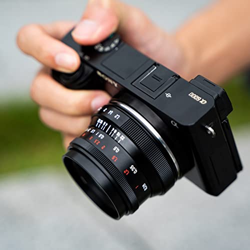 7artisans 35mm F1.2 Mark II Large Aperture Lens APS-C Manual Fixed Lens for Sony E-Mount Mirrorless Camera(Black) - Image 4