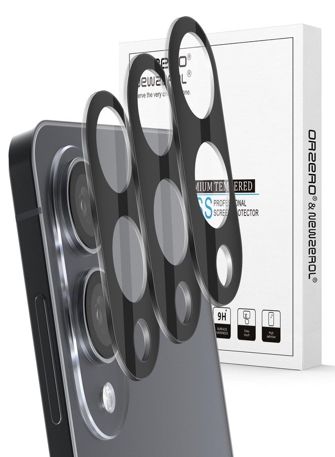 Orzero (3 Pack) Camera Lens Protector Compatible for Samsung Galaxy S25 Edge, Protector de Cámera Tempered Glass 9H Precise Camera Cutouts Anti-Scratch Does Not Affect Night Shots and Flash - Image 1