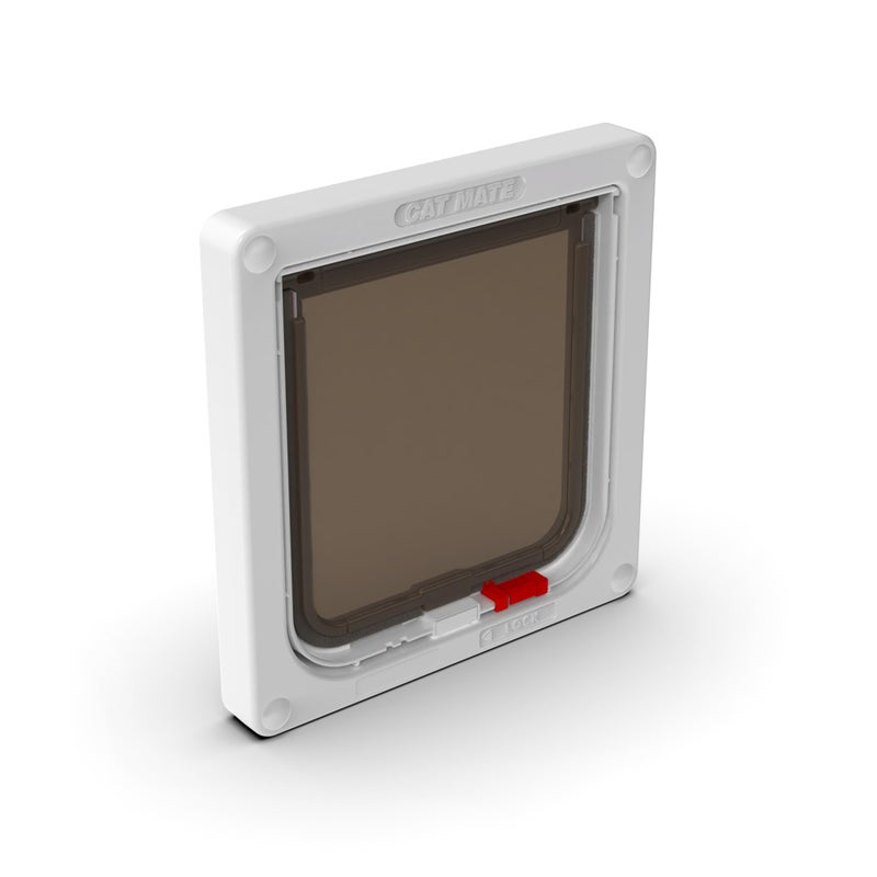 Cat Mate 2-Way-Locking Cat Flap (304) - Secure Lockable Door for Small to Medium Sized Cats, Easy to Install and Use, for Screen, UPVC and Wood, White - Image 4