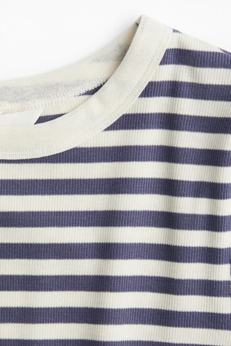 H&M MAMA Ribbed jersey top