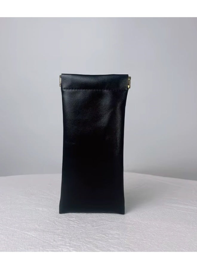 بوما للبصريات نظارات قراءة KRIS +2.50 مع حافظة: عرض خاص! نظارات طبية بدون إطار، وحافظة نظارات ناعمة فاخرة باللون الأسود. - Image 5