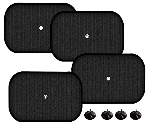 Auto Kite 60 GSM Car Side Window Black Chipkoo Sunshade Curtains 4pcs for - Ecosport 2017 - Image 2