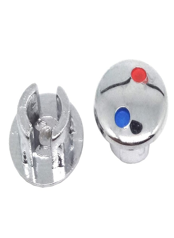 ERDANER 20Pcs Hot/Cold Water Label ，Hot Label and Cold Label, Faucet Handle Index Buttons - Image 1