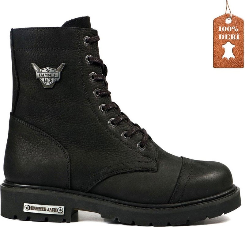 Hammer Jack Black Dock Step Unisex Boots 102 18505-G - Image 1