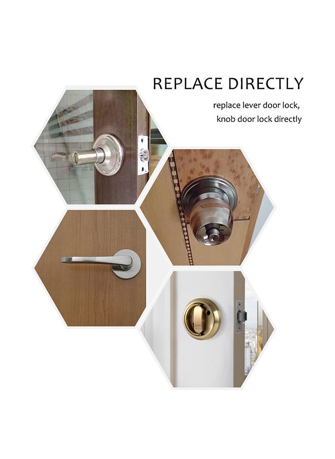 WAFU - Wafu Smart Lock Keyless Entry Door Lock Handle Password Door Lock Tuya App Remote Operation BT 4-in-1 Keyless Biometric Door Lock for 35-55mm Office Home Bedroom Door - Image 1