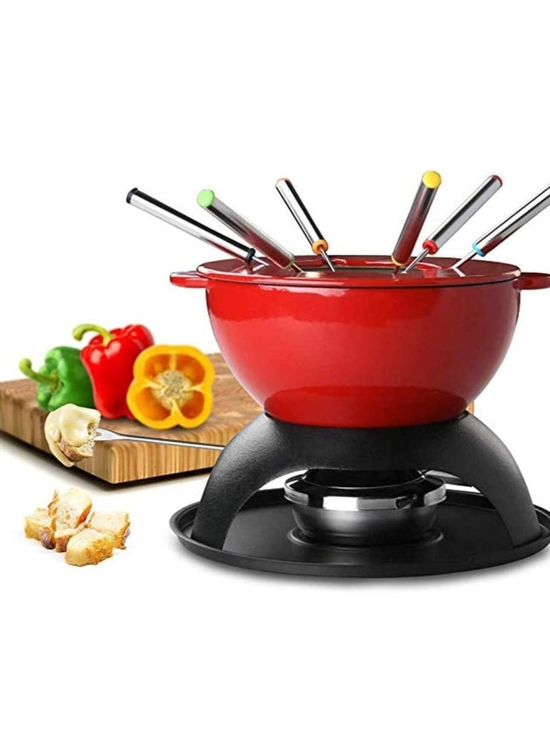 Oasisgalore 6-Pack 9.5" Stainless Steel Fondue Forks with Heat-Resistant Handles - Image 5