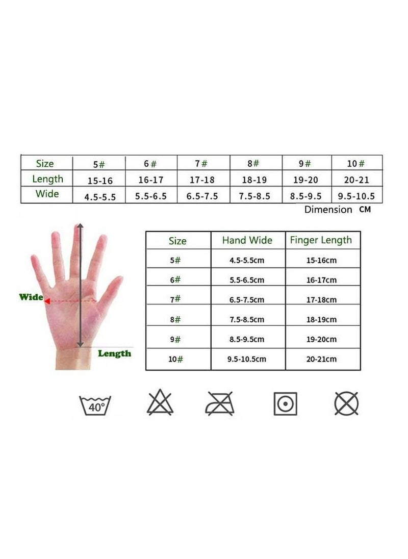 fdsport - Goalkeeper Gloves Finger Protection Latex Soccer Breathable Gloves - Image 1