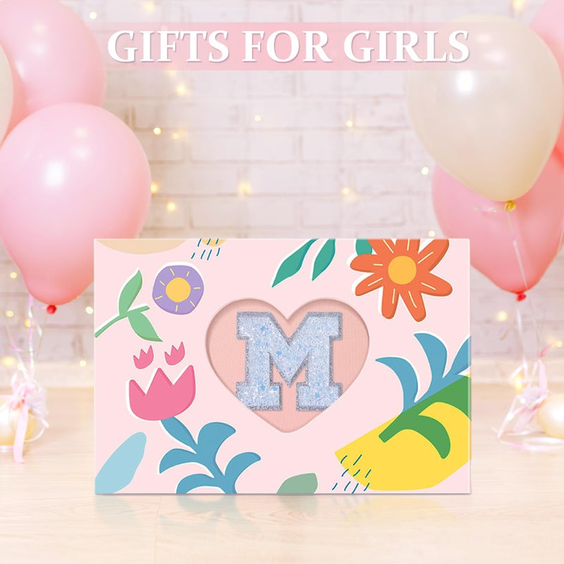 COSHAYSOO Initial Belt Bag Purse for Girls Pink Fanny Pack Crossbody Valentines Birthday gifts for 6 7 8 9 10 11 12 13 14 Year Old Girls Personalized Flower Girl Dance Recital Teen Presents Letter M - Image 2